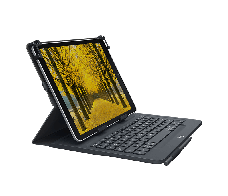 FUNDA CON TECLADO INTEGRADO UNIVERSAL FOLIO PARATABLETAS APPLE, ANDROID, WINDOWS, 9 a 10 PULGADAS. - Image 4