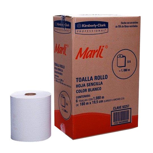 Toalla en Rollo para manos Marli® 180 mts