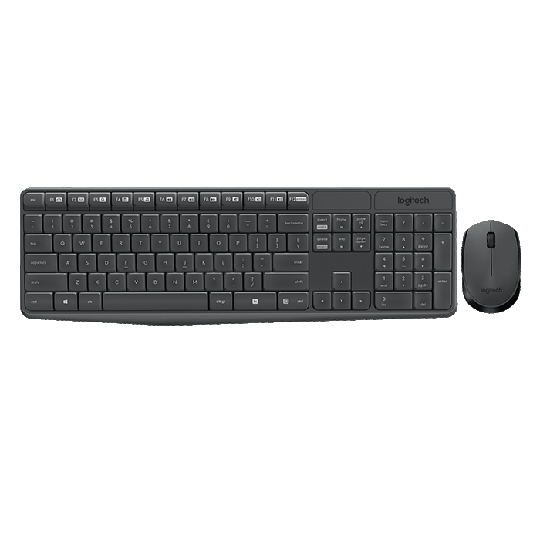 Kit Mouse Y Teclado Mk235 Inalambrico