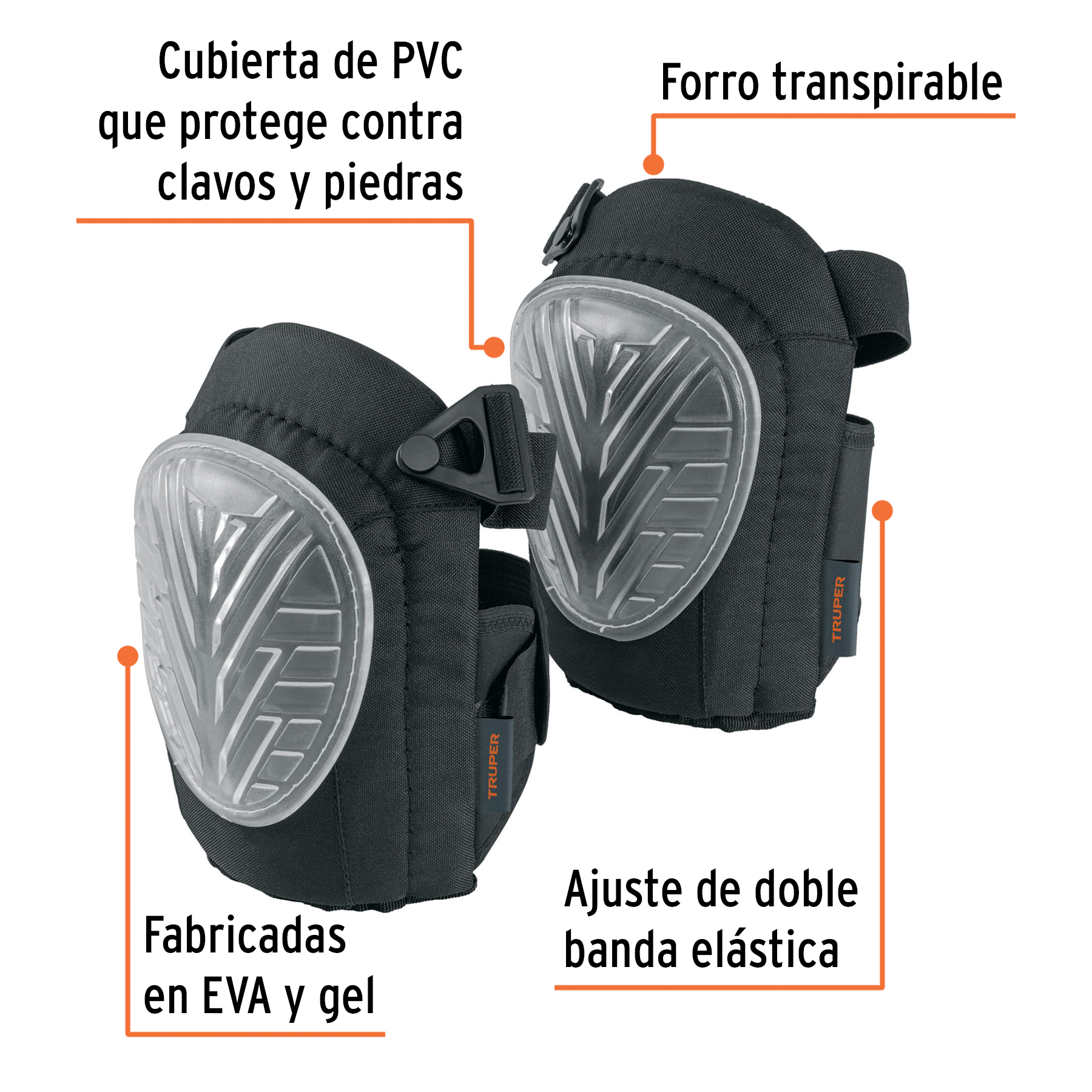 Rodilleras profesionales de PVC - Image 2