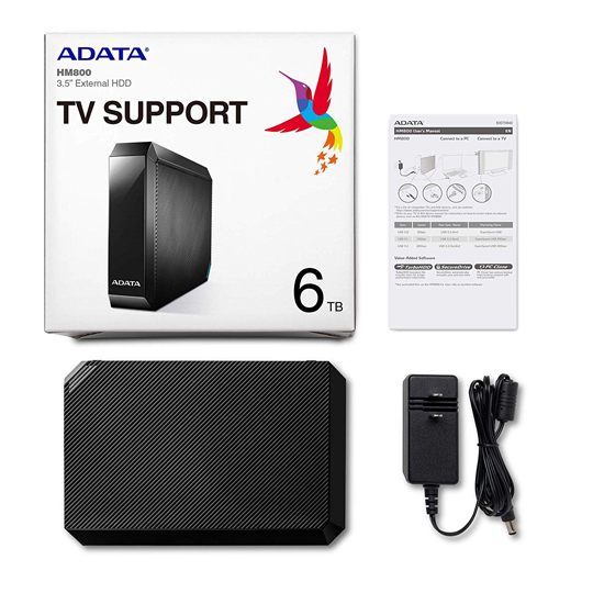 Disco Duro Externo De Escritorio Adata Hm800 6 Tb - Image 3