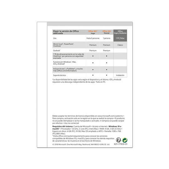 Office 2019 Hogar Y Estudiantes Windows 10/Mac - Image 3